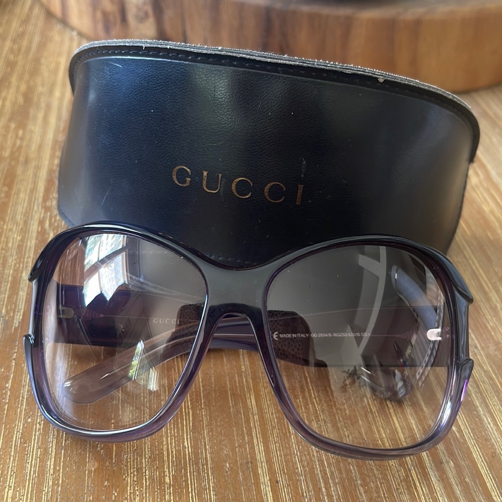 Gucci Oversized 62 MM Vintage Sunglasses